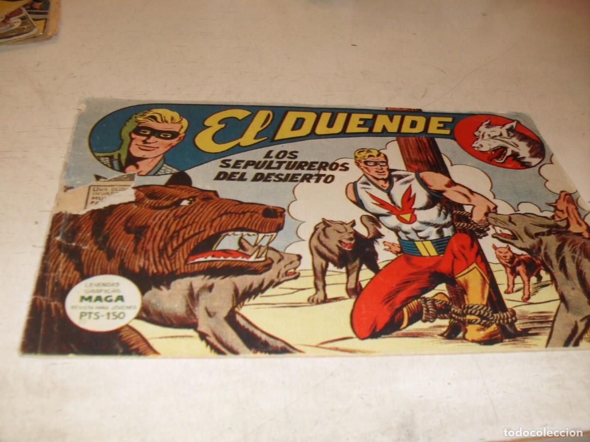 Tebeos: (ORIGINAL),EL DUENDE N&ordm; 10,LOS SEPULTUREROS DEL DESIERTO,DE 60,MAGA,1961