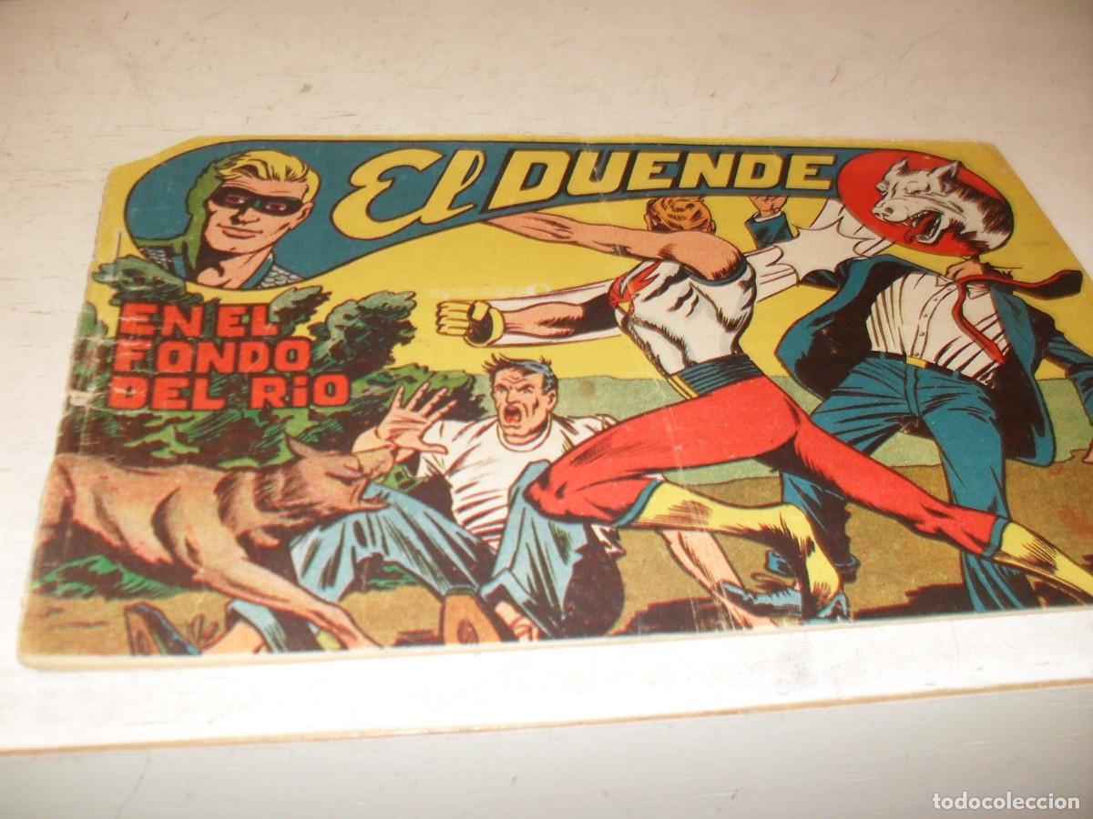 Tebeos: (ORIGINAL),EL DUENDE N&ordm; 8,EN EL FONDO DEL RIO,DE 60,MAGA,1961