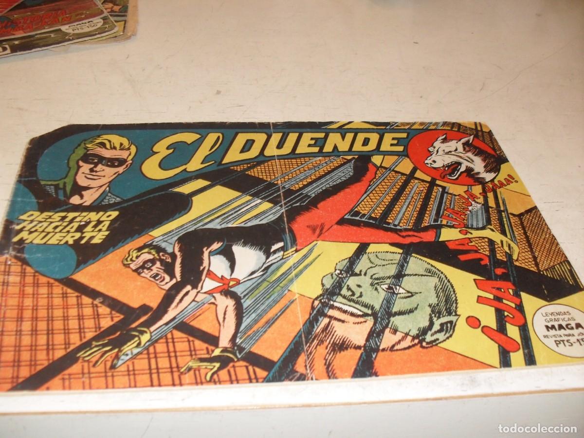 Tebeos: (ORIGINAL),EL DUENDE N&ordm; 6,DESTINO HACIA LA MUERTE,DE 60,MAGA,1961