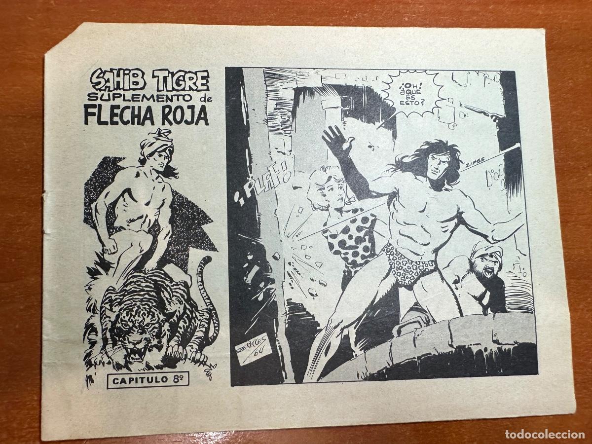 Tebeos: SAHIB TIGRE NUM. 8 SUPLEMENTO FLECHA ROJA ORIGINAL ED. MAGA