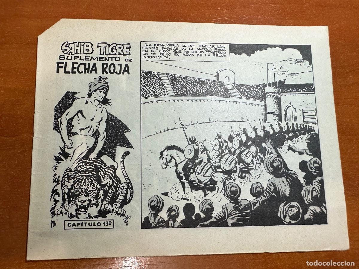 Tebeos: SAHIB TIGRE NUM. 13 SUPLEMENTO FLECHA ROJA ORIGINAL ED. MAGA