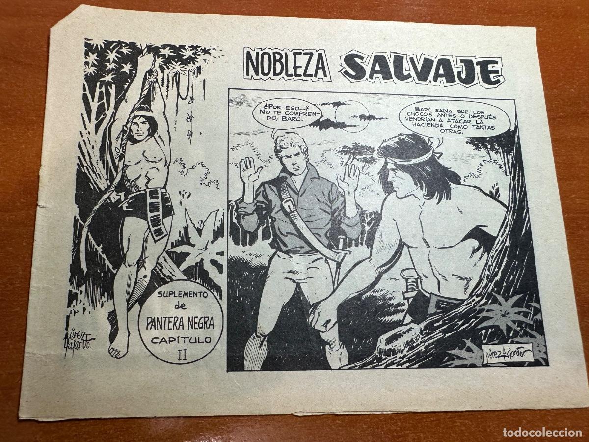 Tebeos: NOBLEZA SALVAJE NUM. 2 ORIGINAL SUPLEMENTO DE PANTERA NEGRA ED. MAGA