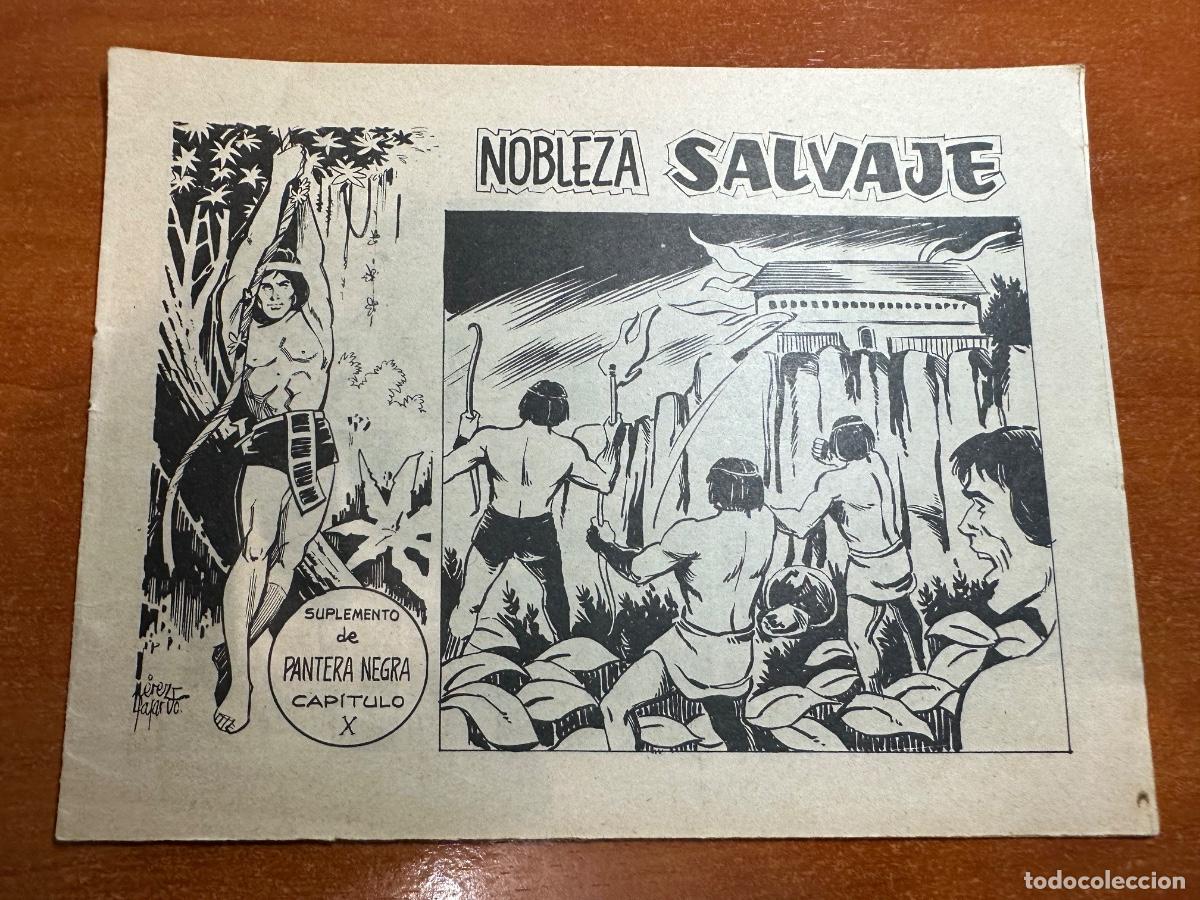 Tebeos: NOBLEZA SALVAJE NUM. 10 ORIGINAL SUPLEMENTO DE PANTERA NEGRA ED. MAGA