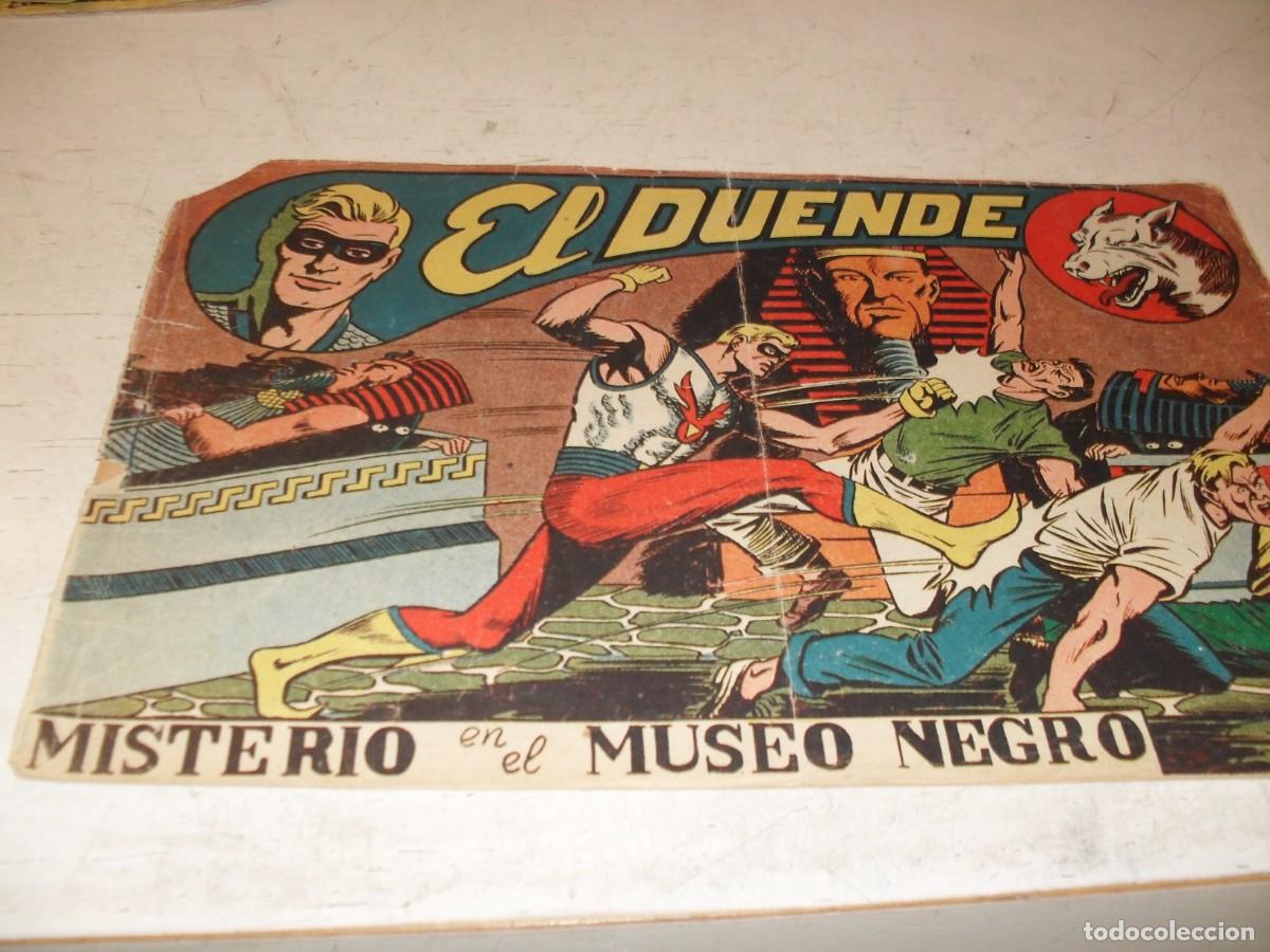 Tebeos: (ORIGINAL),EL DUENDE N&ordm; 3,PRIMEROS N&ordm;,MISTERIO EN EL MUSEO NEGRO,DE 60,MAGA,1961