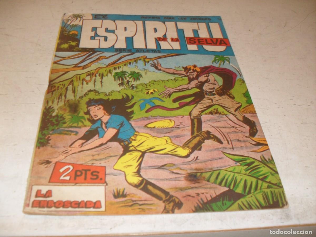Tebeos: (ORIGINAL),EL ESPIRITU DE LA SELVA N&ordm; 19,LA EMBOSCADA,DE LOPEZ BLANCO,DE 90,MAGA,1962