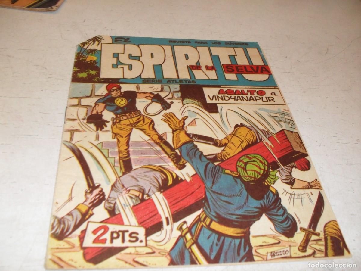 Tebeos: (ORIGINAL),EL ESPIRITU DE LA SELVA N&ordm; 11,ASALTO A VINDYANAPUR,DE LOPEZ BLANCO,DE 90,MAGA,1962