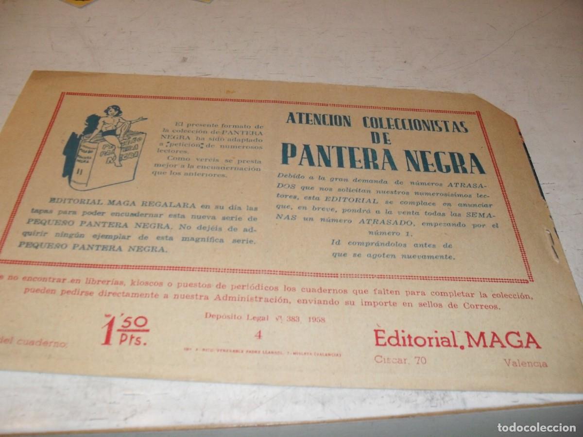 Tebeos: (ORIGINAL),PANTERA NEGRA N&ordm; 54,Y ULTIMO,RESCATADO&iexcl;&iexcl; ,DE 54,MAGA,1964