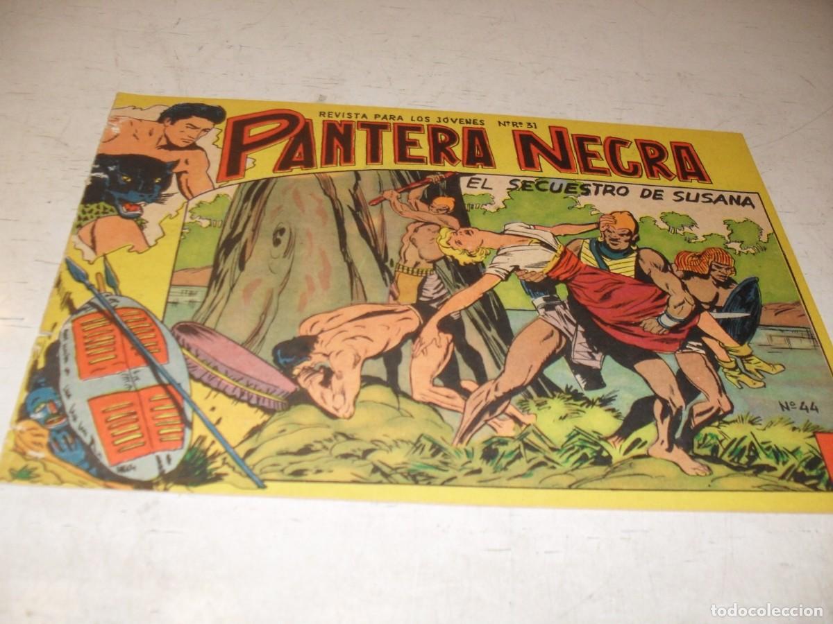 Tebeos: (ORIGINAL),PANTERA NEGRA N&ordm; 44,EL SECUESTRO DE SUSANA,DE 54,MAGA,1964