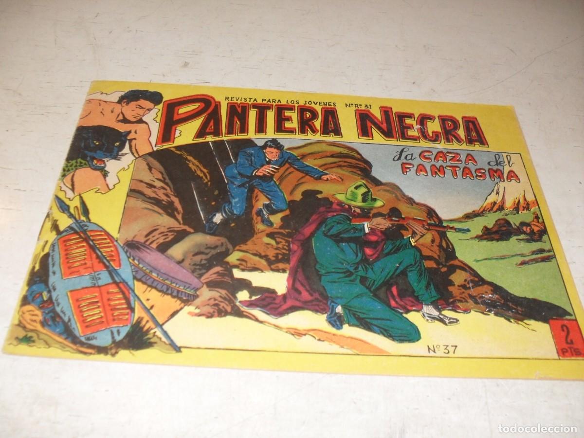 Tebeos: (ORIGINAL),PANTERA NEGRA N&ordm; 37,LA CAZA DEL FANTASMA,DE 54,MAGA,1964