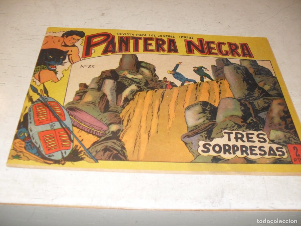 Tebeos: (ORIGINAL),PANTERA NEGRA N&ordm; 35,TRES SORPRESAS,DE 54,MAGA,1964