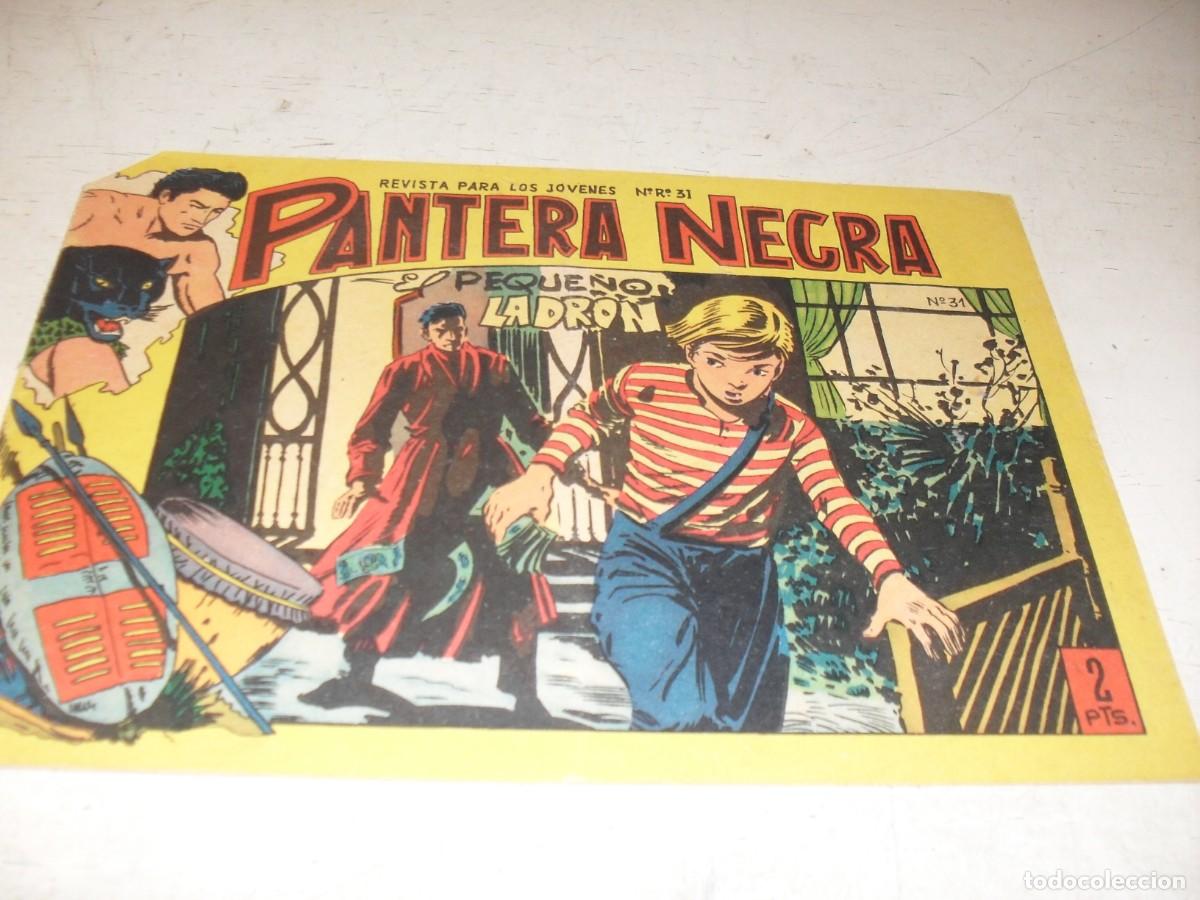 Tebeos: (ORIGINAL),PANTERA NEGRA N&ordm; 31,EL PEQUE&Ntilde;O LADRON,DE 54,MAGA,1964