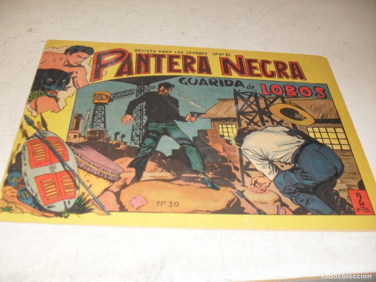 Tebeos: (ORIGINAL),PANTERA NEGRA N&ordm; 30,GUARIDA DE LOBOS,DE 54,MAGA,1964