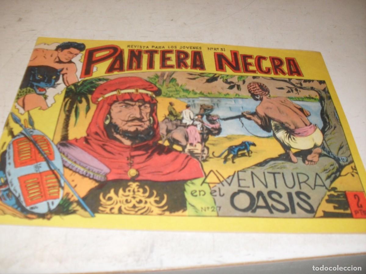 Tebeos: (ORIGINAL),PANTERA NEGRA N&ordm; 27,AVENTURA EN EL OASIS,DE 54,MAGA,1964