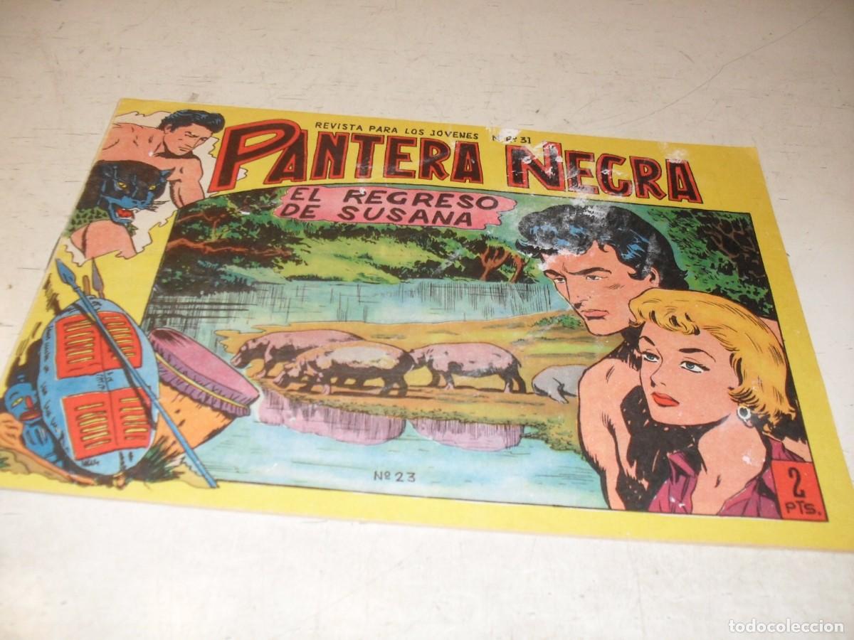 Tebeos: (ORIGINAL),PANTERA NEGRA N&ordm; 23,EL REGRESO DE SUSANA,DE 54,MAGA,1964