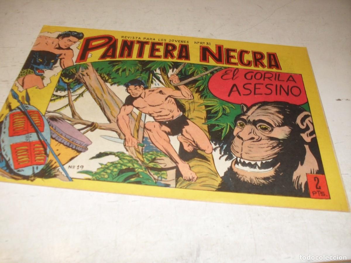 Tebeos: (ORIGINAL),PANTERA NEGRA N&ordm; 19,EL GORILA ASESINO,DE 54,MAGA,1964