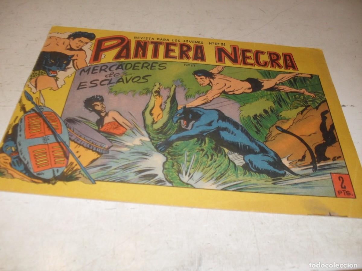 Tebeos: (ORIGINAL),PANTERA NEGRA N&ordm; 17,MERCADERES DE ESCLAVOS,DE 54,MAGA,1964