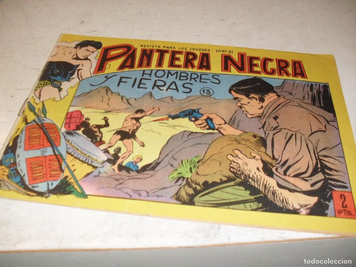 Tebeos: (ORIGINAL),PANTERA NEGRA N&ordm; 13,HOMBRES Y FIERAS,DE 54,MAGA,1964