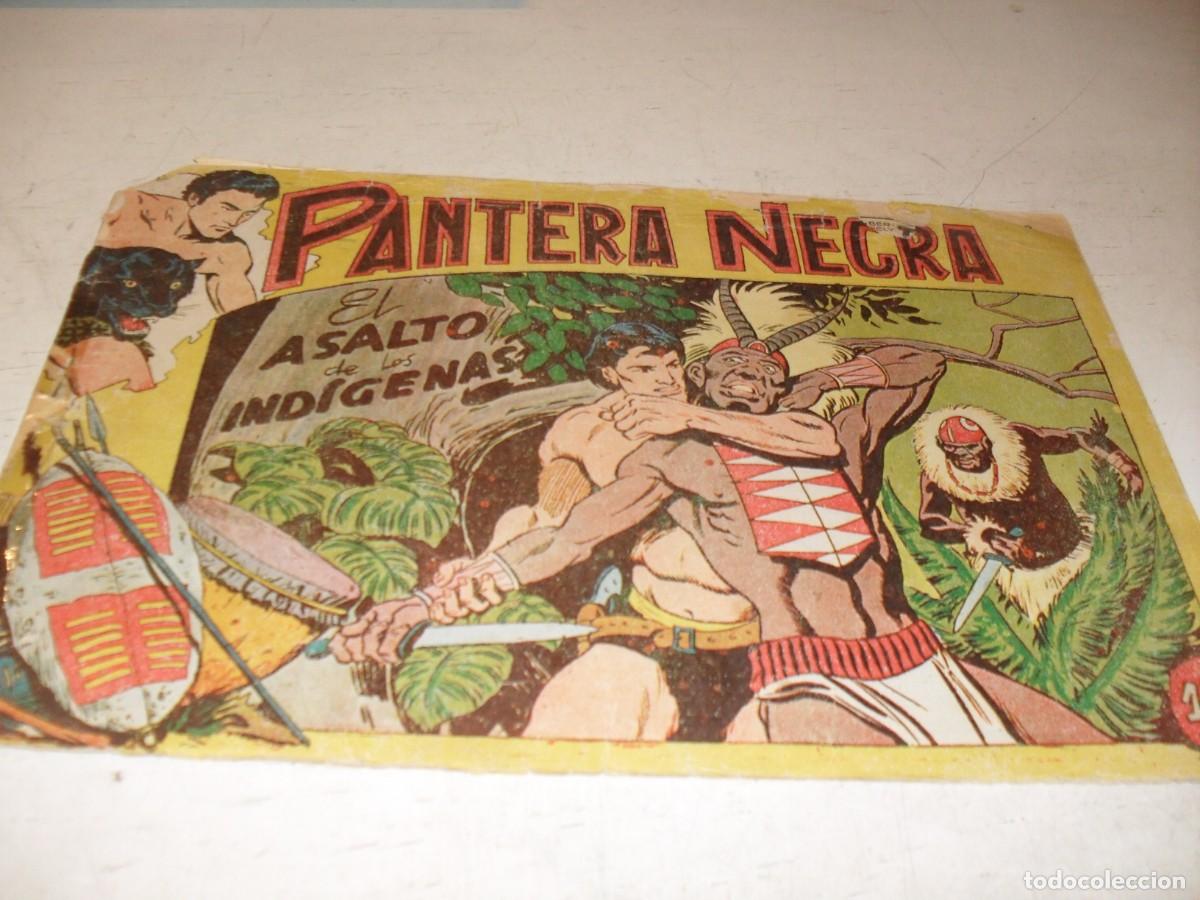 Tebeos: (ORIGINAL),PANTERA NEGRA N&ordm; 42,EL ASALTO DE LOS INDIGENAS,DE 329,MAGA,1956