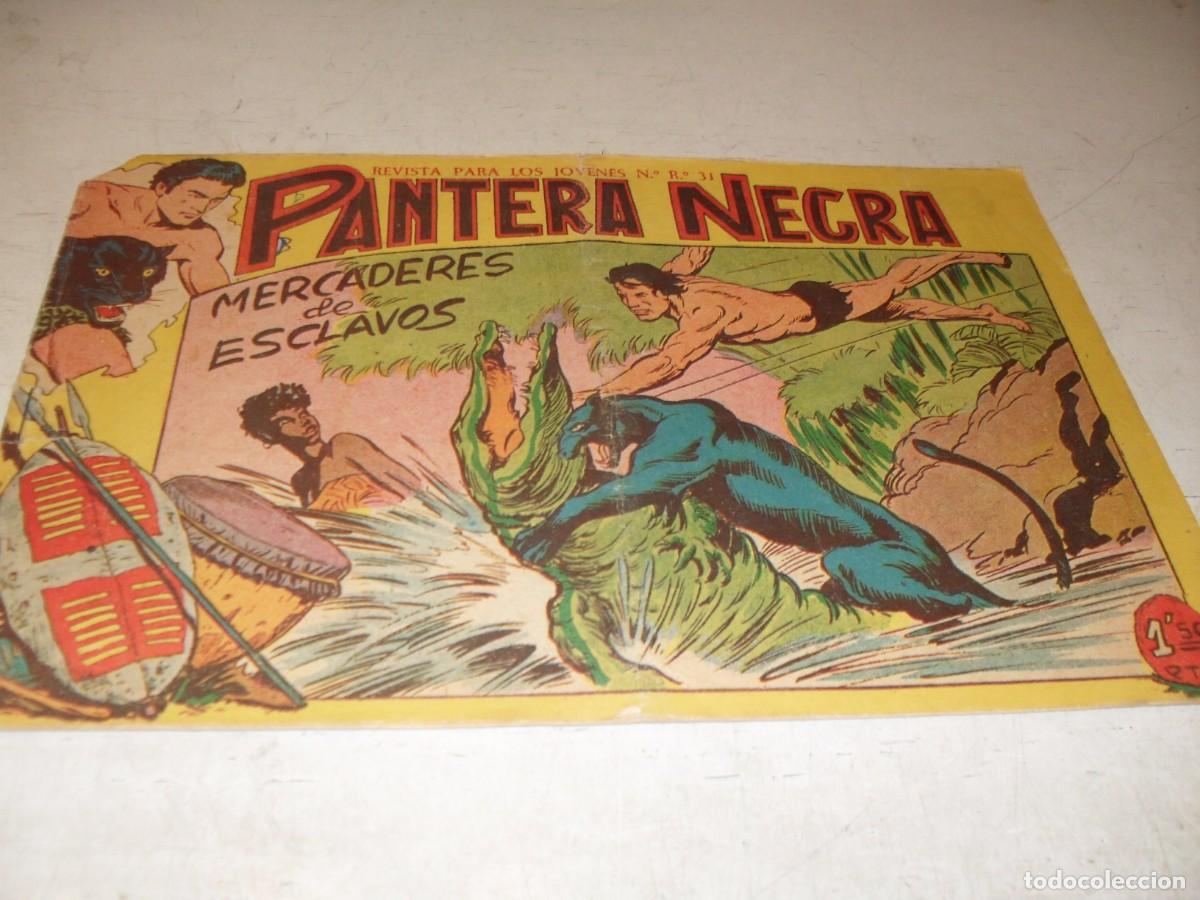 Tebeos: (ORIGINAL),PANTERA NEGRA N&ordm; 17,MERCADERES DE ESCLAVOS,DE 329,MAGA,1956
