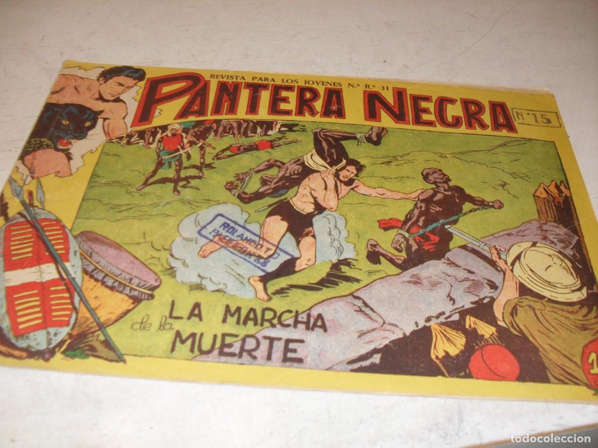 Tebeos: (ORIGINAL),PANTERA NEGRA N&ordm; 15,LA MARCHA DE LA MUERTE,DE 329,MAGA,1956