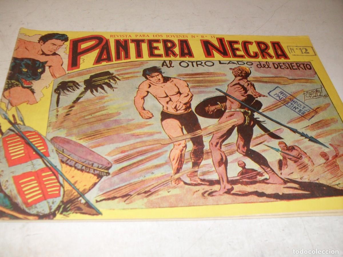 Tebeos: (ORIGINAL),PANTERA NEGRA N&ordm; 12,AL OTRO LADO DEL DESIERTO,DE 329,MAGA,1956