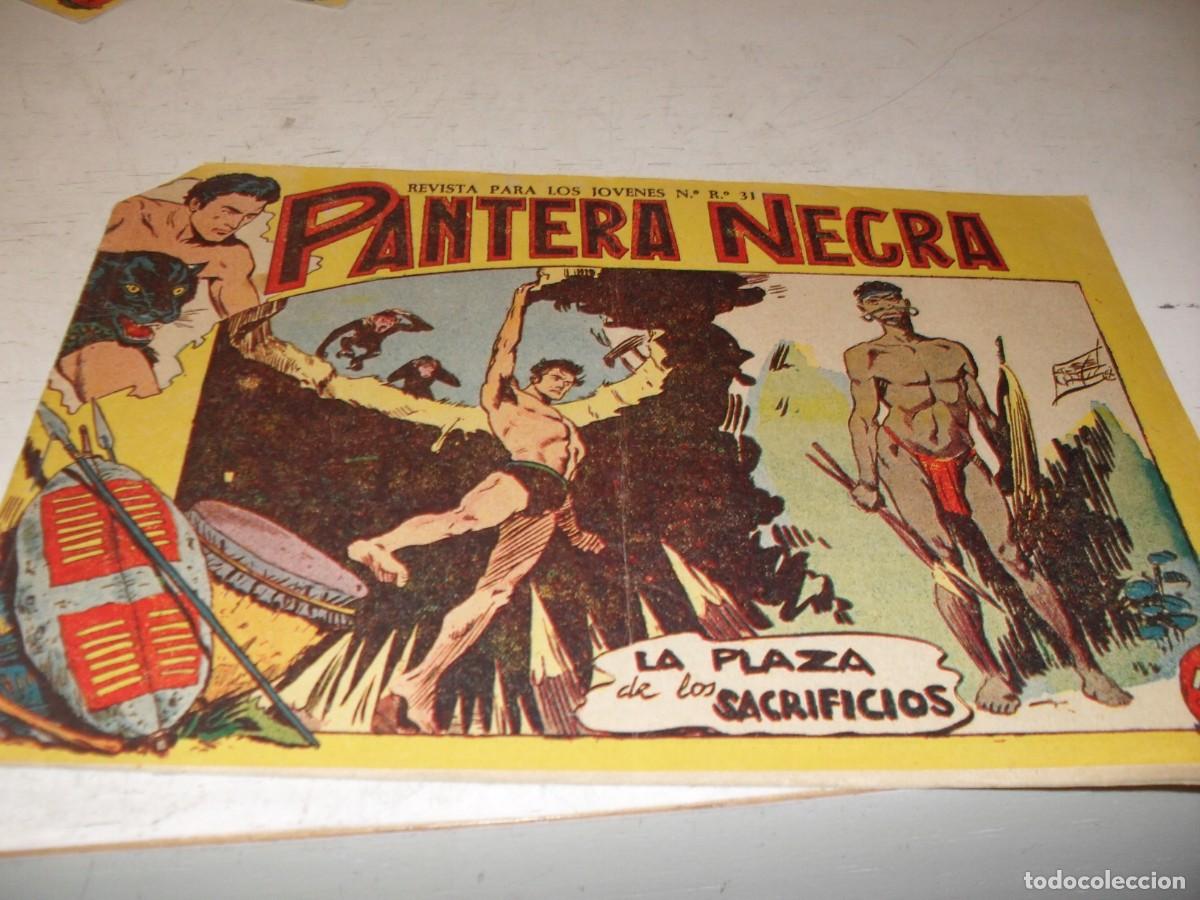 Tebeos: (ORIGINAL),PANTERA NEGRA N&ordm; 4,PRIMEROS N&ordm;,LA PLAZA DE LOS SACRIFICIOS,DE 329,MAGA,1956
