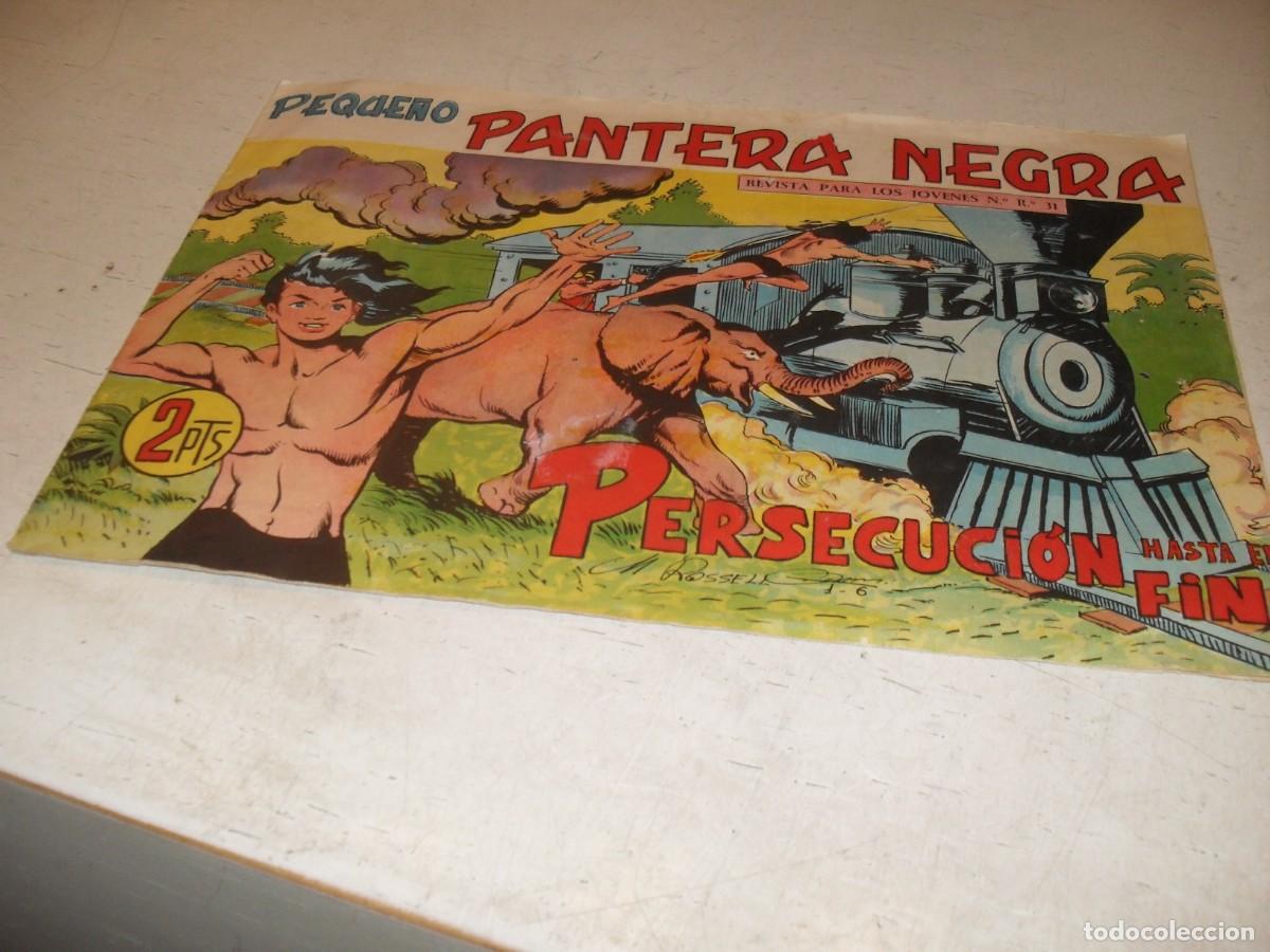 Tebeos: (ORIGINAL),PEQUE&Ntilde;O PANTERA NEGRA N&ordm; 329,ULTIMO N&ordm;,PERSECUCION HASTA EL FIN,DE 329,MAGA,1956