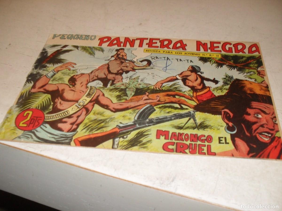 Tebeos: (ORIGINAL),PEQUE&Ntilde;O PANTERA NEGRA N&ordm; 326,ULTIMOS N&ordm;,MAKONGO EL CRUEL,DE 329,MAGA,1956
