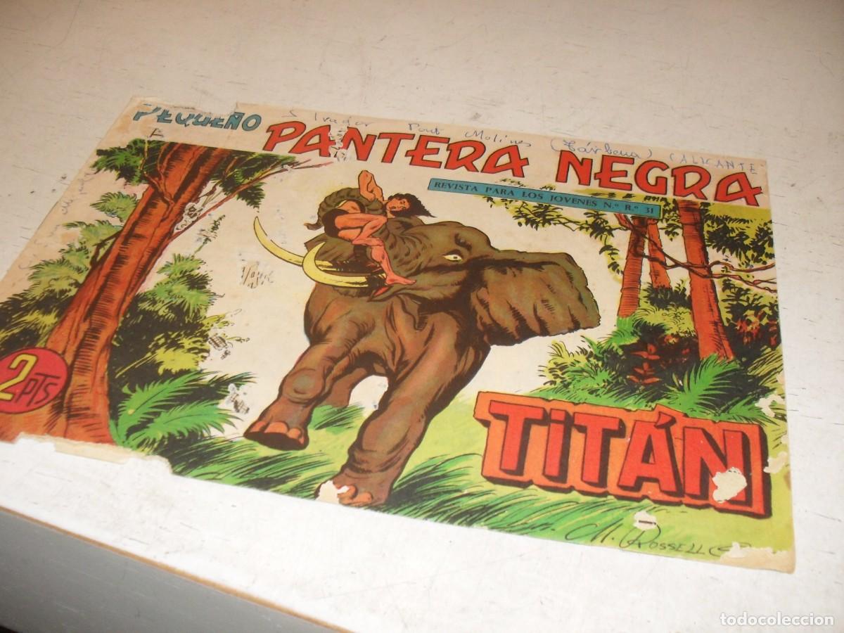 Tebeos: (ORIGINAL),PEQUE&Ntilde;O PANTERA NEGRA N&ordm; 325,ULTIMOS N&ordm;,TITAN,DE 329,MAGA,1956