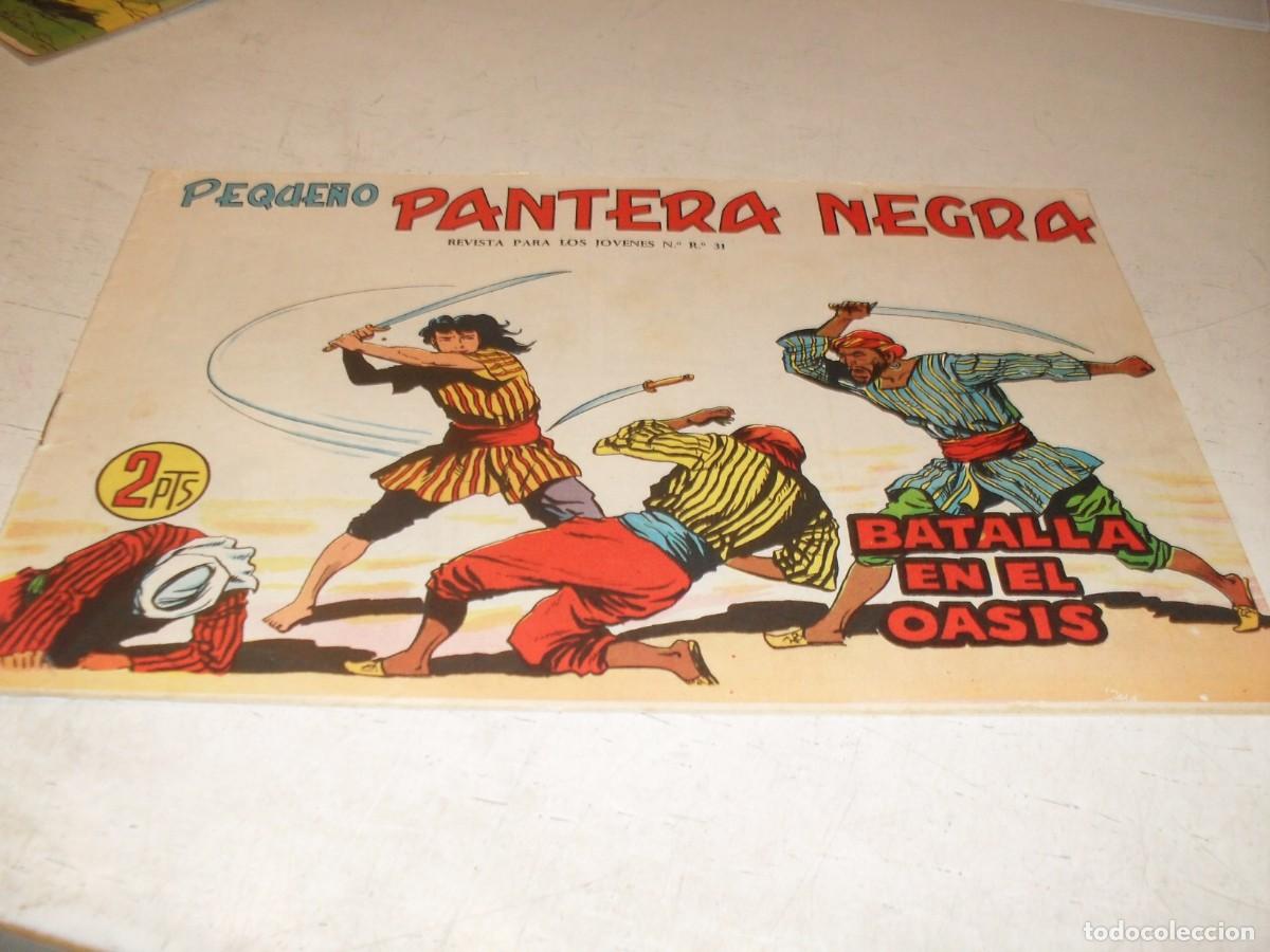 Tebeos: (ORIGINAL),PEQUE&Ntilde;O PANTERA NEGRA N&ordm; 319,ULTIMOS N&ordm;,BATALLA EN EL OASIS,DE 329,MAGA,1956