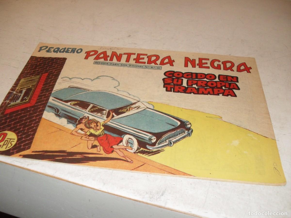 Tebeos: (ORIGINAL),PEQUE&Ntilde;O PANTERA NEGRA N&ordm; 315,COGIDO EN SU PROPIA TRAMPA,DE 329,MAGA,1956
