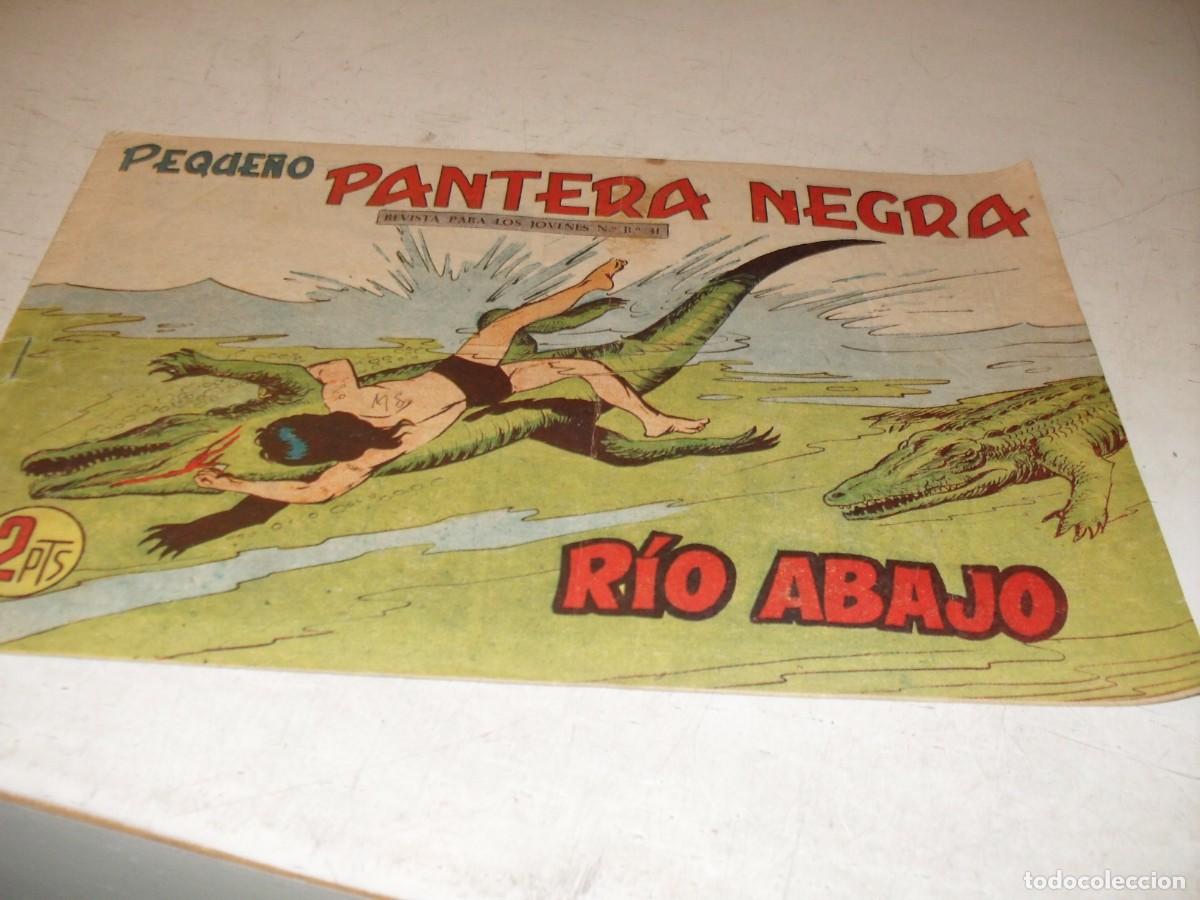 Tebeos: (ORIGINAL),PEQUE&Ntilde;O PANTERA NEGRA N&ordm; 313,RIO ABAJO,DE 329,MAGA,1956