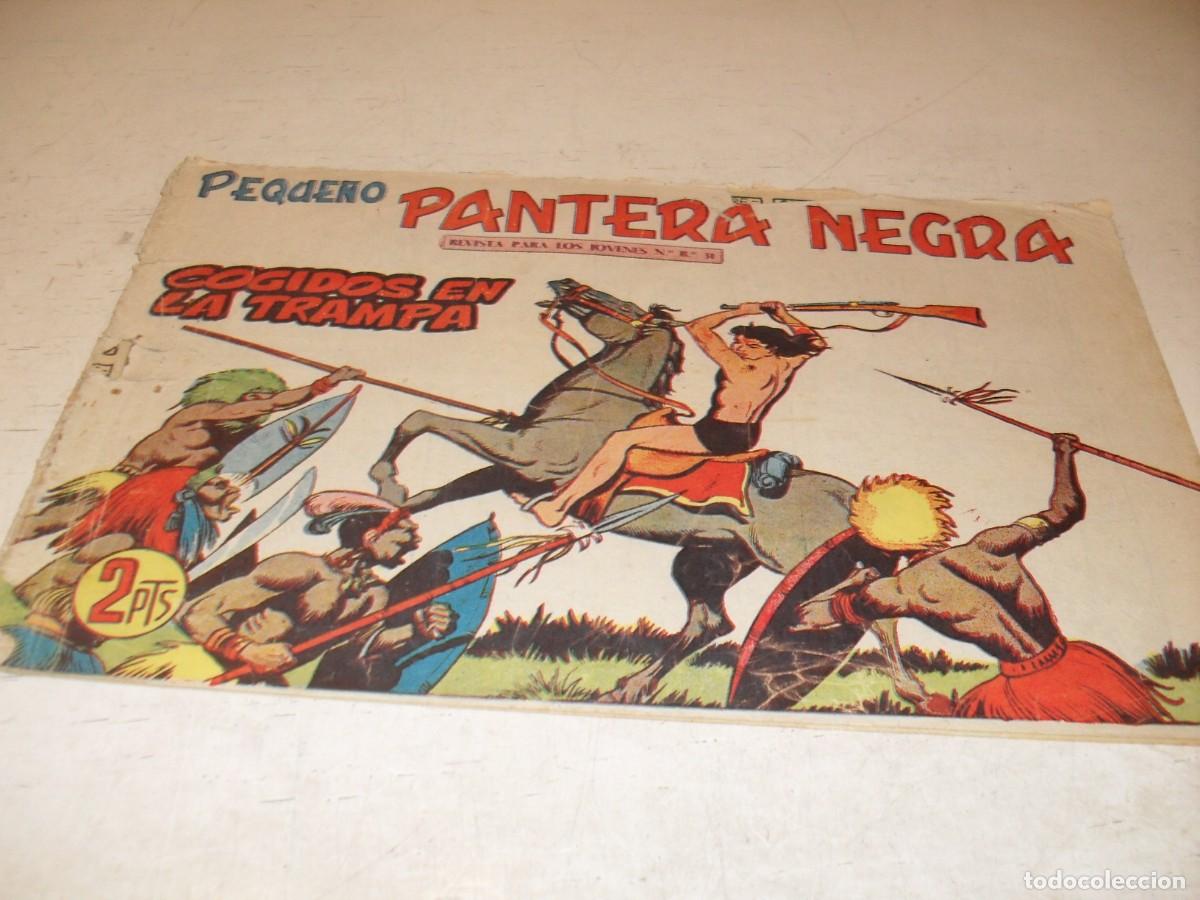 Tebeos: (ORIGINAL),PEQUE&Ntilde;O PANTERA NEGRA N&ordm; 296,C0GIDOS EN LA TRAMPA,DE 329,MAGA,1956