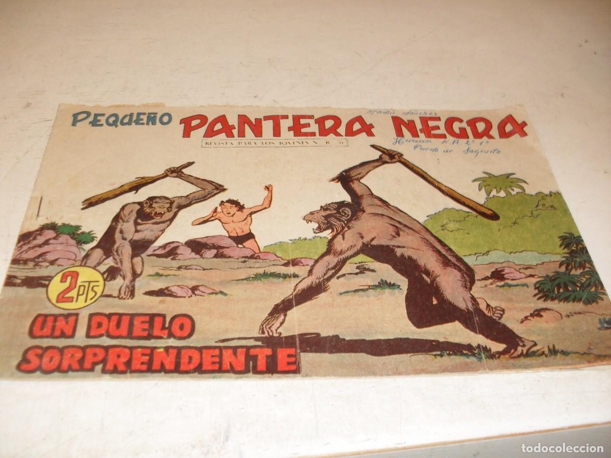 Tebeos: (ORIGINAL),PEQUE&Ntilde;O PANTERA NEGRA N&ordm; 293,UN DUELO SORPRENDENTE,DE 329,MAGA,1956