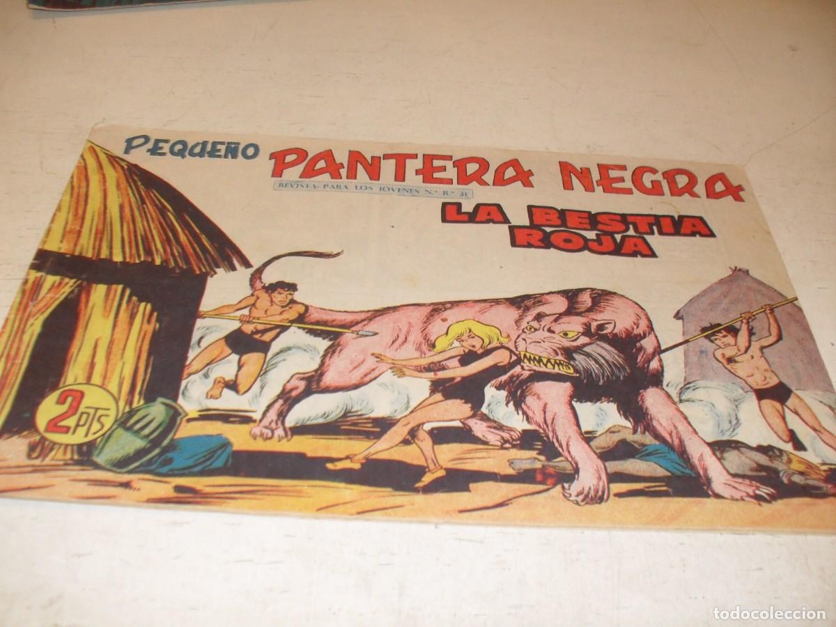 Tebeos: (ORIGINAL),PEQUE&Ntilde;O PANTERA NEGRA N&ordm; 272,LA BESTIA ROJA,DE 329,MAGA,1956