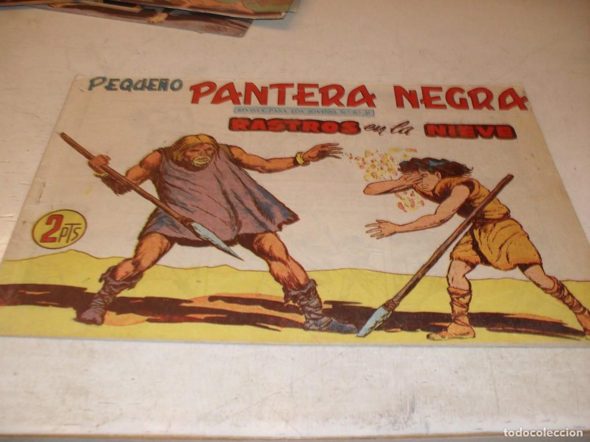 Tebeos: (ORIGINAL),PEQUE&Ntilde;O PANTERA NEGRA N&ordm; 259,RASTROS EN LA NIEVE,DE 329,MAGA,1956