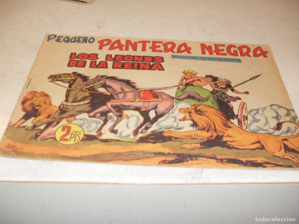 Tebeos: (ORIGINAL),PEQUE&Ntilde;O PANTERA NEGRA N&ordm; 247,LOS LEONES DE LA REINA,DE 329,MAGA,1956