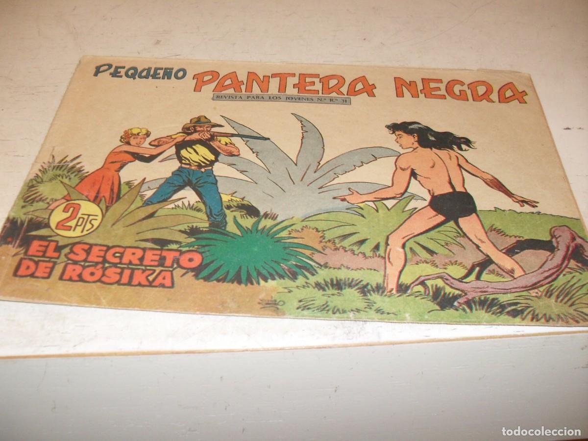 Tebeos: (ORIGINAL),PEQUE&Ntilde;O PANTERA NEGRA N&ordm; 245,EL SECRETO DE ROSIKA,DE 329,MAGA,1956