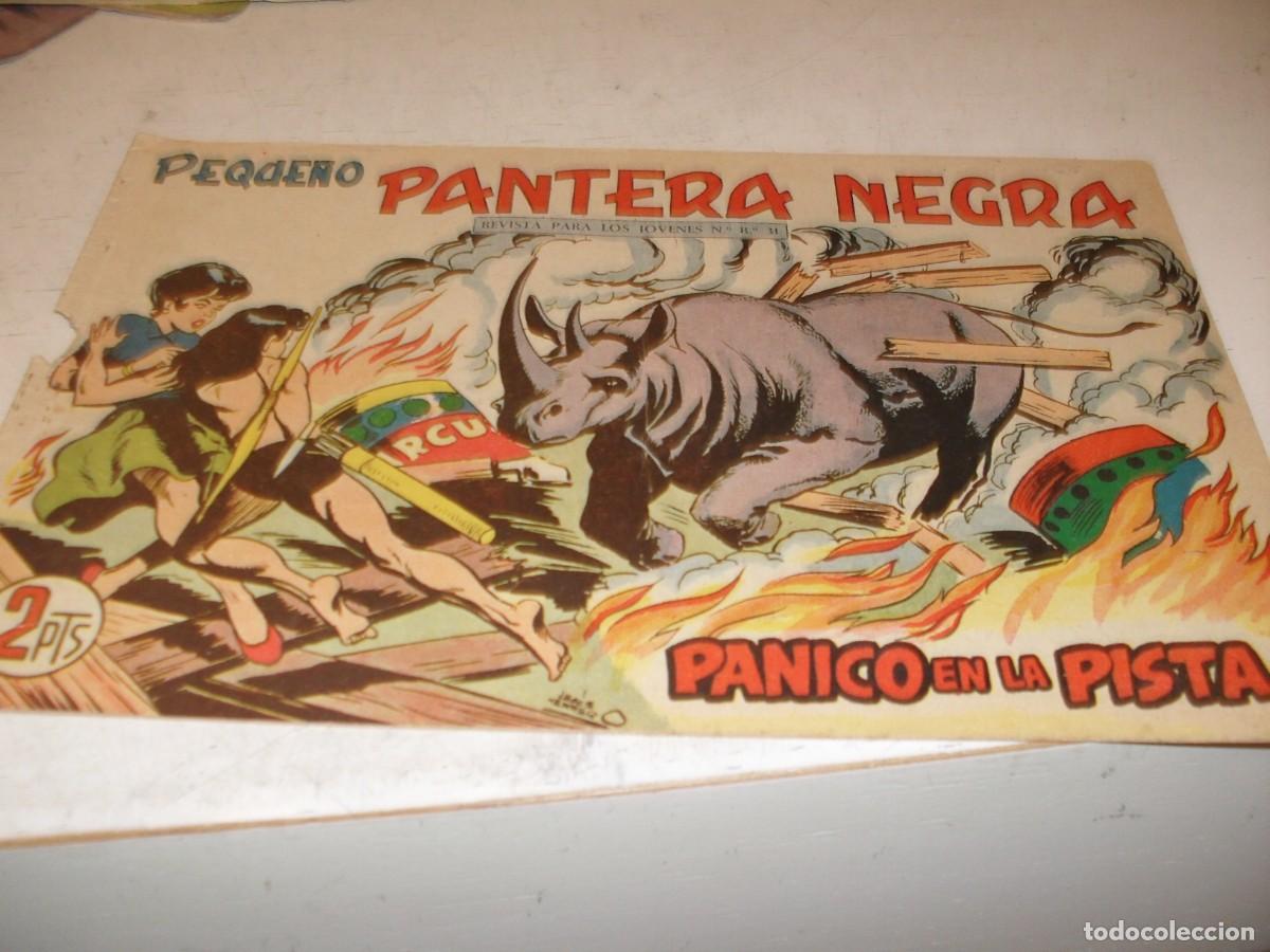 Tebeos: (ORIGINAL),PEQUE&Ntilde;O PANTERA NEGRA N&ordm; 239,PANICO EN LA PISTA,DE 329,MAGA,1956