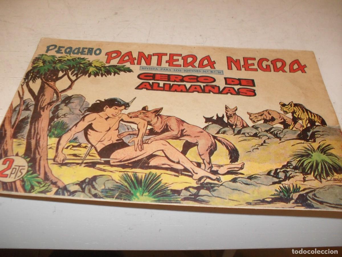 Tebeos: (ORIGINAL),PEQUE&Ntilde;O PANTERA NEGRA N&ordm; 236,CERCO DE ALIMA&Ntilde;AS,DE 329,MAGA,1956