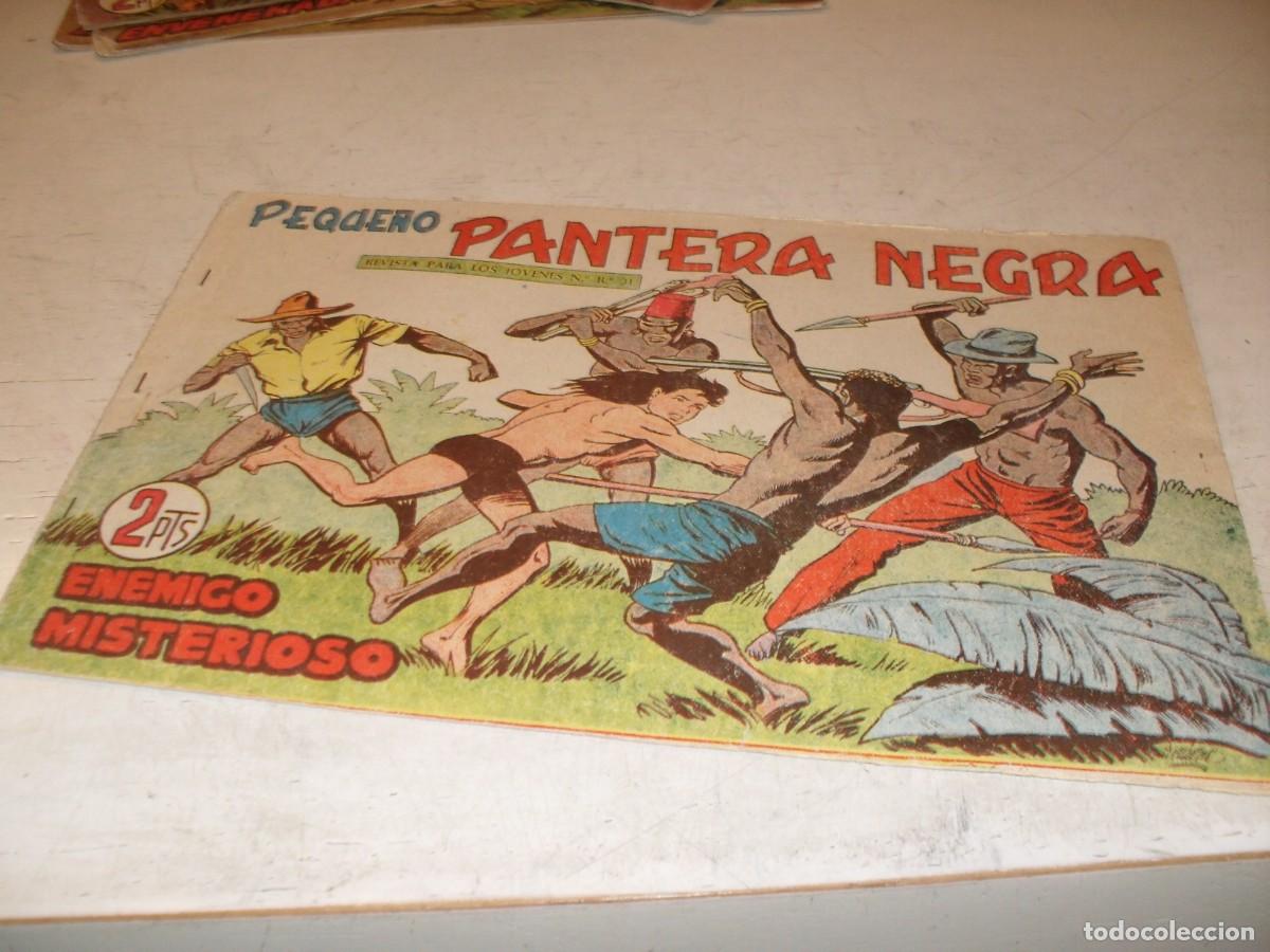 Tebeos: (ORIGINAL),PEQUE&Ntilde;O PANTERA NEGRA N&ordm; 218,ENEMIGO MISTERIOSO,DE 329,MAGA,1956