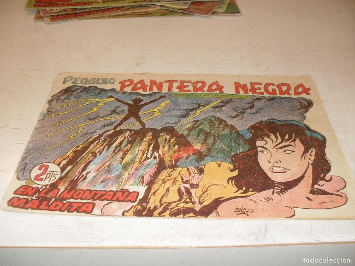 Tebeos: (ORIGINAL),PEQUE&Ntilde;O PANTERA NEGRA N&ordm; 217,EN LA MONTA&Ntilde;A MALDITA,DE 329,MAGA,1956
