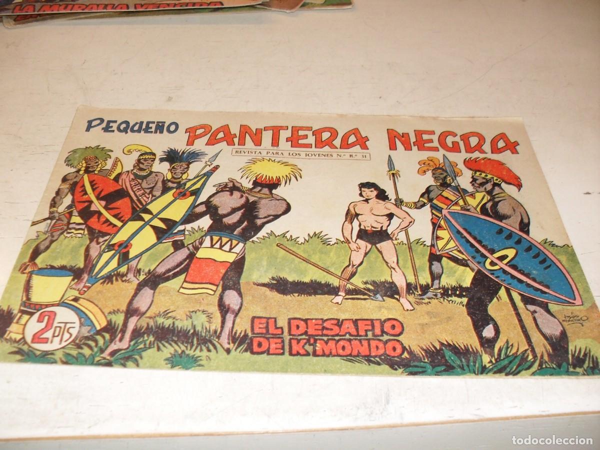 Tebeos: (ORIGINAL),PEQUE&Ntilde;O PANTERA NEGRA N&ordm; 213,EL DESAFIO DE K'MONDO,DE 329,MAGA,1956