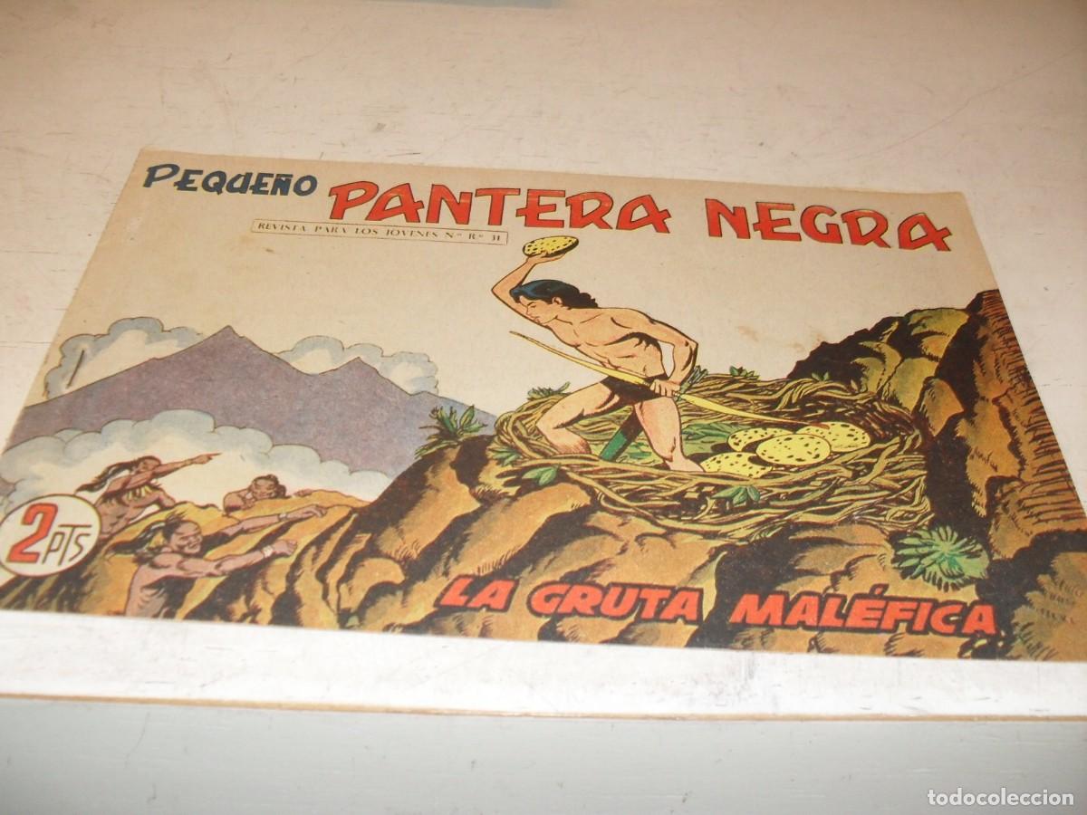 Tebeos: (ORIGINAL),PEQUE&Ntilde;O PANTERA NEGRA N&ordm; 211,LA GRUTA MALEFICA,DE 329,MAGA,1956