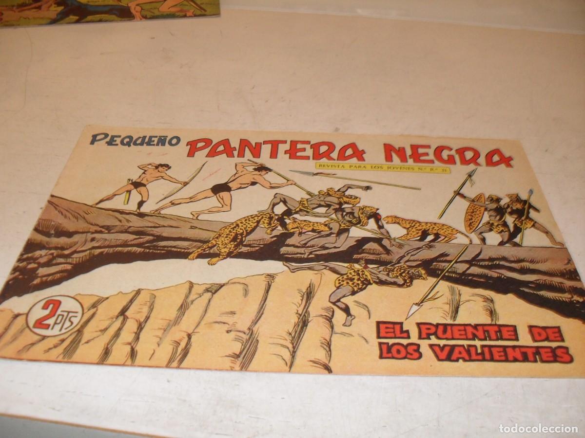 Tebeos: (ORIGINAL),PEQUE&Ntilde;O PANTERA NEGRA N&ordm; 198,EL PUENTE DE LOS VALIENTES,DE 329,MAGA,1956