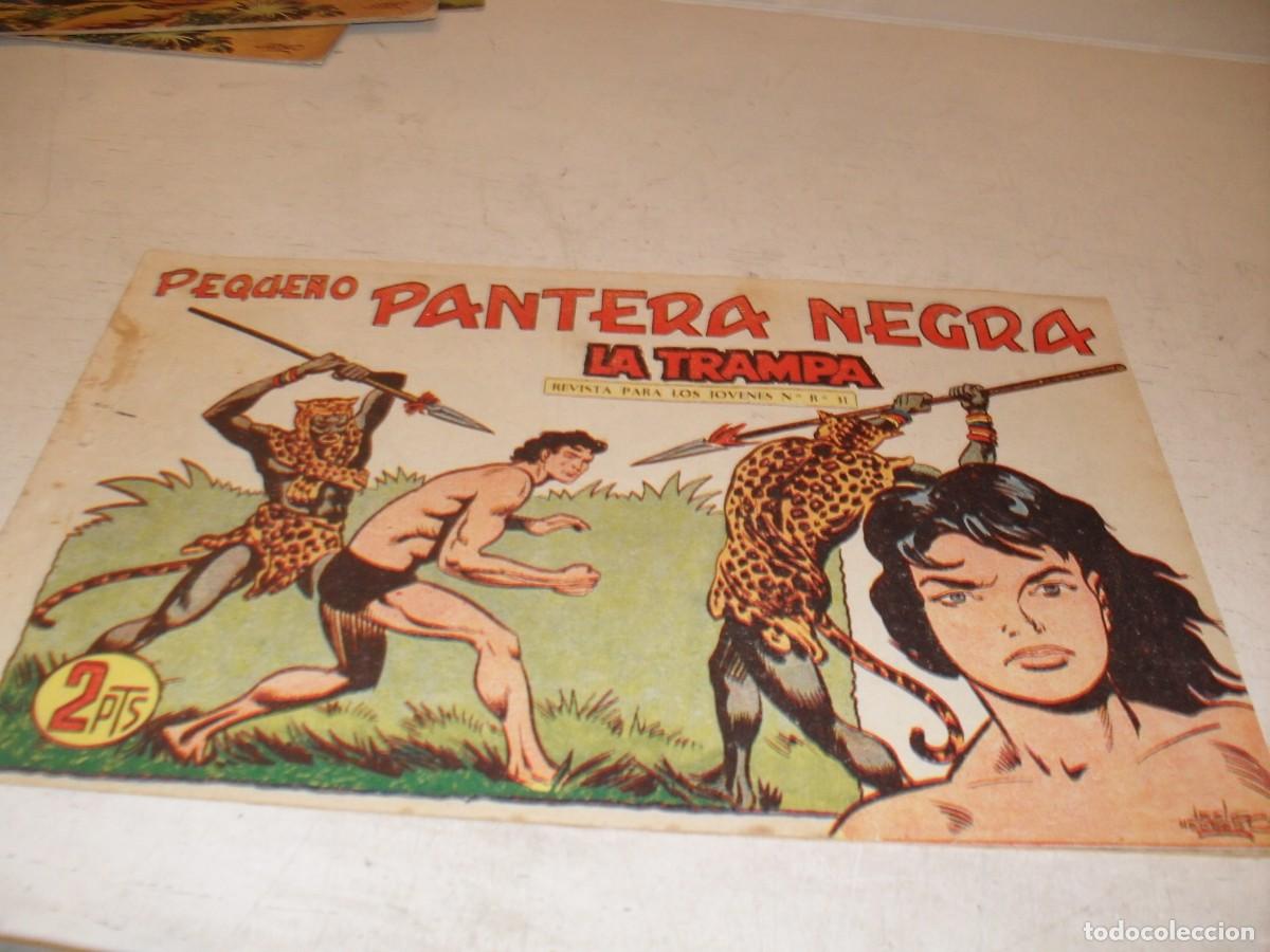 Tebeos: (ORIGINAL),PEQUE&Ntilde;O PANTERA NEGRA N&ordm; 196,LA TRAMPA,DE 329,MAGA,1956
