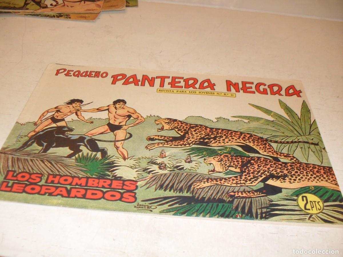 Tebeos: (ORIGINAL),PEQUE&Ntilde;O PANTERA NEGRA N&ordm; 195,LOS HOMBRES LEOPARDO,DE 329,MAGA,1956