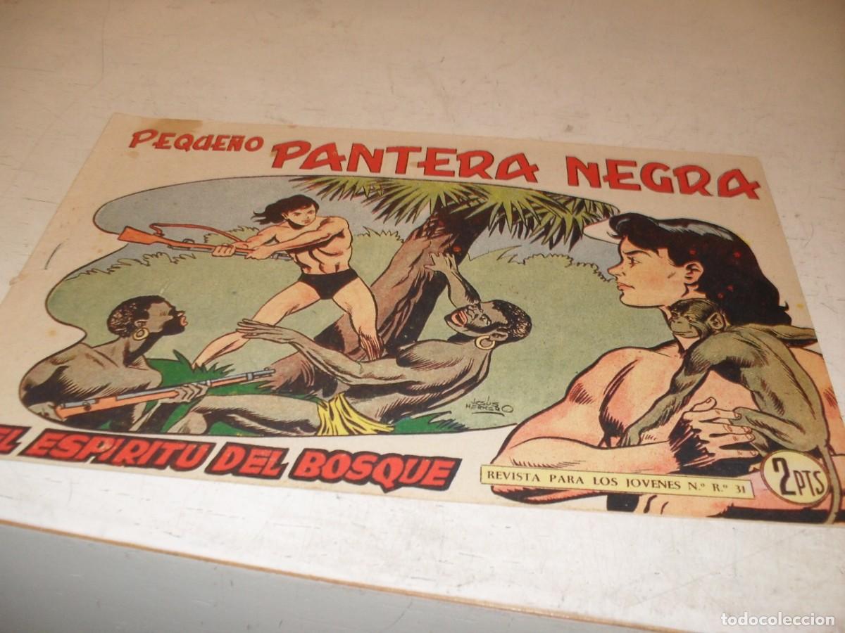 Tebeos: (ORIGINAL),PEQUE&Ntilde;O PANTERA NEGRA N&ordm; 194,EL ESPIRITU DEL BOSQUE,DE 329,MAGA,1956