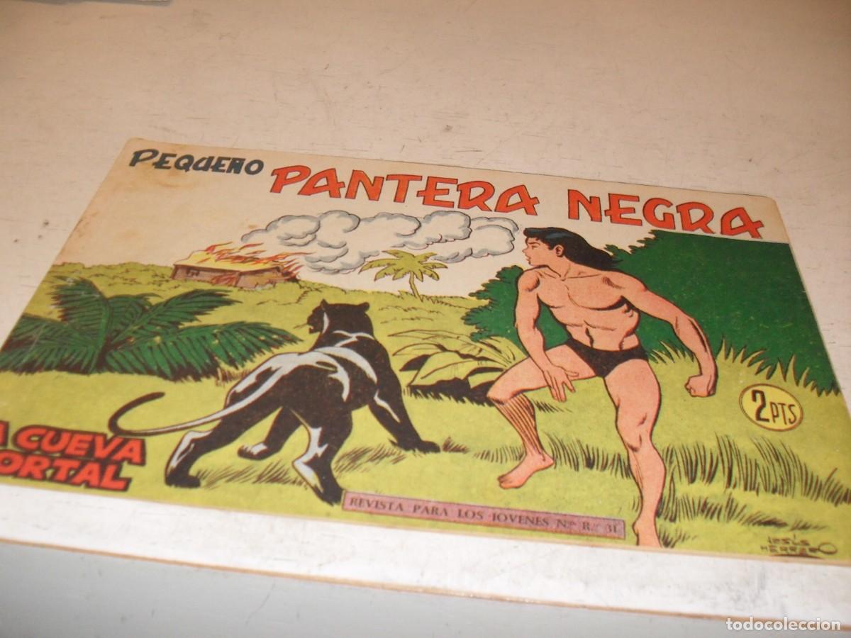 Tebeos: (ORIGINAL),PEQUE&Ntilde;O PANTERA NEGRA N&ordm; 193,LA CUEVA MORTAL,DE 329,MAGA,1956