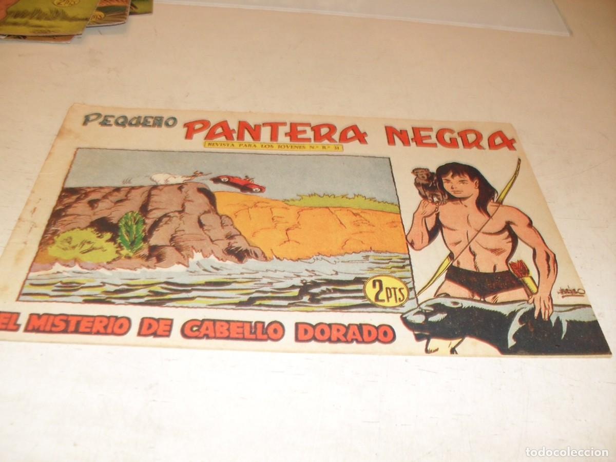 Tebeos: (ORIGINAL),PEQUE&Ntilde;O PANTERA NEGRA N&ordm; 192,EL MISTERIO DEL CABELLO DORADO,DE 329,MAGA,1956